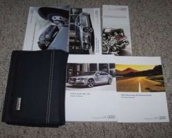 2013 Audi A8 & S8 Owner's Manual Set