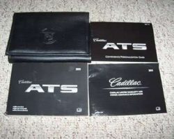 2013 Cadillac ATS Owner's Manual Set