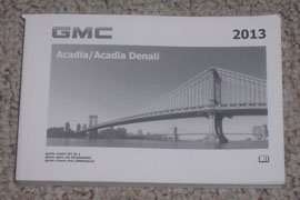 2013 GMC Acadia Owner's Manual