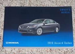 2013 Honda Accord Sedan Owner's Manual