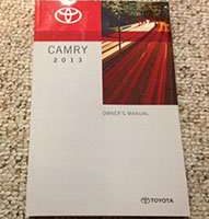 2013 Toyota Camry Owner's Manual