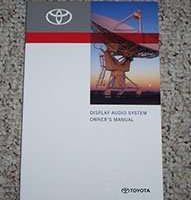 2013 Toyota Corolla Matrix Display Audio System Owner's Manual