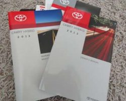 2013 Toyota Camry Hybrid Owner's Manual Set