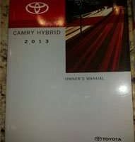 2013 Toyota Camry Hybrid Owner's Manual
