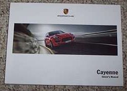 2013 Porsche Cayenne Owner's Manual