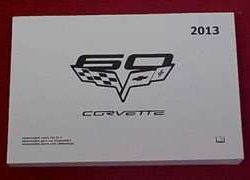 2013 Chevrolet Corvette Owner's Manual