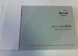 2013 Nissan Cube Owner's Manual