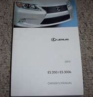 2013 Lexus ES350 & ES300h Owner's Manual