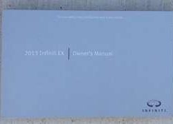 2013 Infiniti EX Owner's Manual