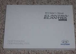 2013 Hyundai Elantra & Elantra Coupe Owner's Manual