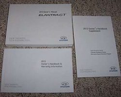 2013 Hyundai Elantra GT Owner's Manual Set