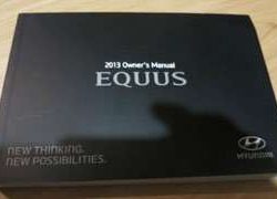 2013 Hyundai Equus Owner's Manual