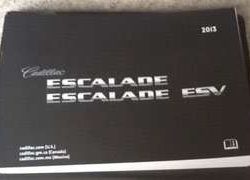 2013 Cadillac Escalade & Escalade ESV Owner's Manual