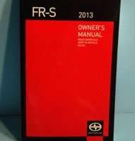 2013 Scion FR-S Owner's Manual