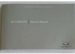 2013 Infiniti FX Owner's Manual