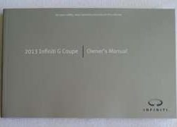 2013 Infiniti G Series Coupe Owner's Manual