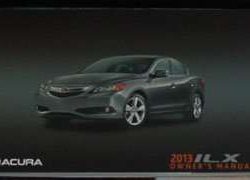 2013 Acura ILX Owner's Operator Manual User Guide