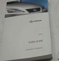 2013 Lexus IS350 & IS250 Owner's Manual