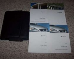 2013 Lexus IS350 & IS250 Owner's Manual Set