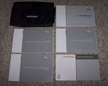 2013 Nissan Murano Owner Operator User Guide Manual Set