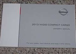 2013 Nissan NV200 Compact Cargo Van Owner's Manual