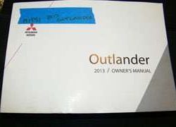 2013 Mitsubishi Outlander Owner's Manual