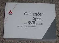 2013 Mitsubishi Outlander Sport Owner's Manual