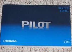 2013 Honda Pilot Owner's Manual