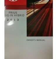 2013 Toyota Prius Plug-In Hybrid Owner's Manual