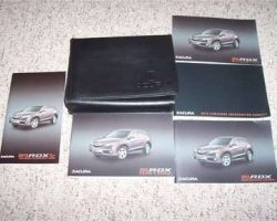 2013 Acura RDX Owner's Manual Set