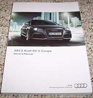 2013 Audi RS5 Coupe Owner's Manual