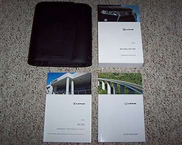 2013 Lexus RX450h & RX350 Owner's Manual Set