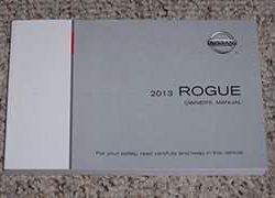 2013 Nissan Rogue Owner Operator User Guide Manual