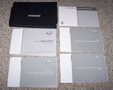 2013 Nissan Sentra Owner's Manual Set