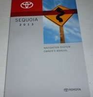 2013 Toyota Sequoia Navigation System Owner's Manual