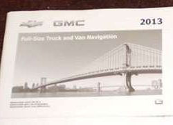 2013 GMC Sierra Navigation System Owner's Manual