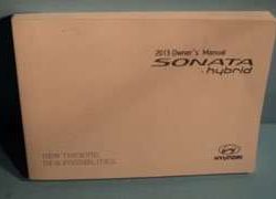 2013 Hyundai Sonata Hybrid Owner's Manual