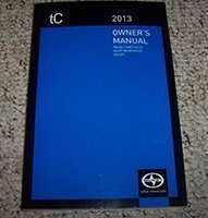 2013 Scion tC Owner's Manual