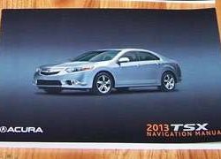 2013 Acura TSX Navigation System Owner's Manual