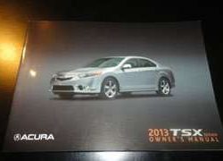 2013 Acura TSX Sedan Owner's Manual