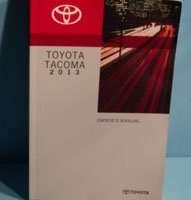 2013 Toyota Tacoma Owner Operator User Guide Manual