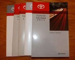 2013 Toyota Tacoma Owner's Manual Set