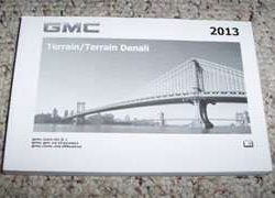 2013 GMC Terrain & Terrain Denali Owner's Manual