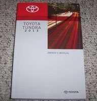 2013 Toyota Tundra Owner's Manual