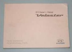 2013 Hyundai Veloster Owner's Manual