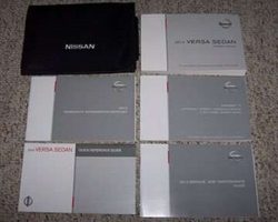 2013 Nissan Versa Sedan Owner's Manual Set