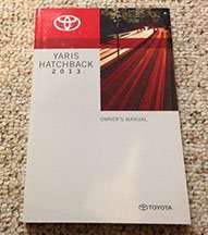 2013 Toyota Yaris Hatchback Owner's Manual