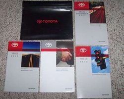 2013 Toyota Yaris Hatchback Owner's Manual Set