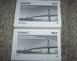 2013 GMC Yukon & Yukon XL Owner's Manual Set