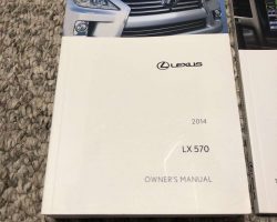 2014 Lexus LX570 Owner's Manual